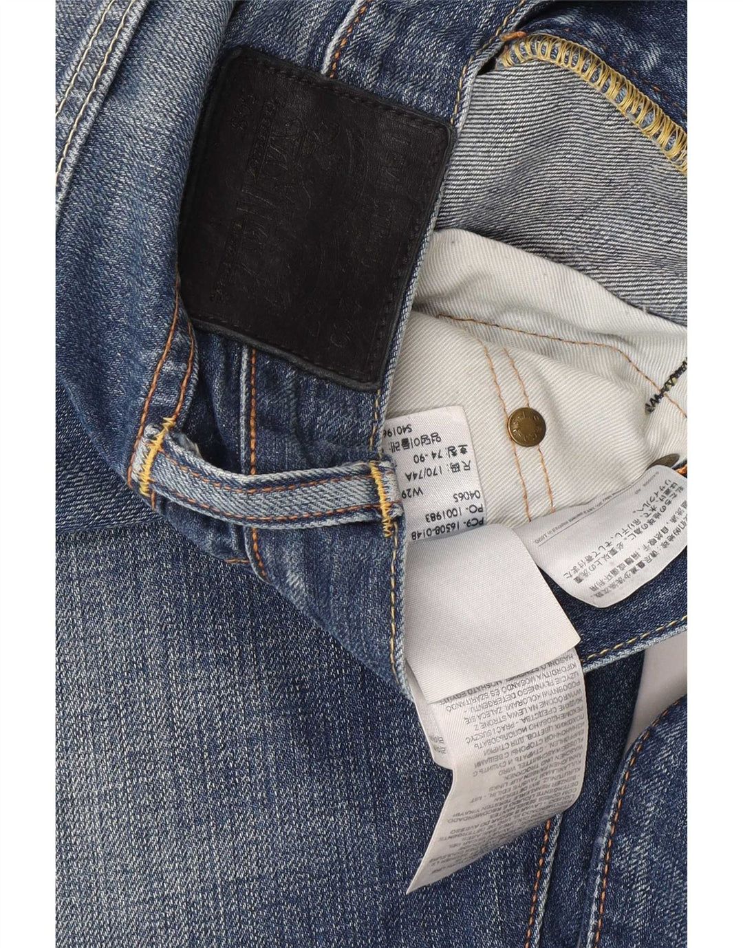 Levi's 508 Regular Tapered Jeans W29 L32 Blue Bumbac