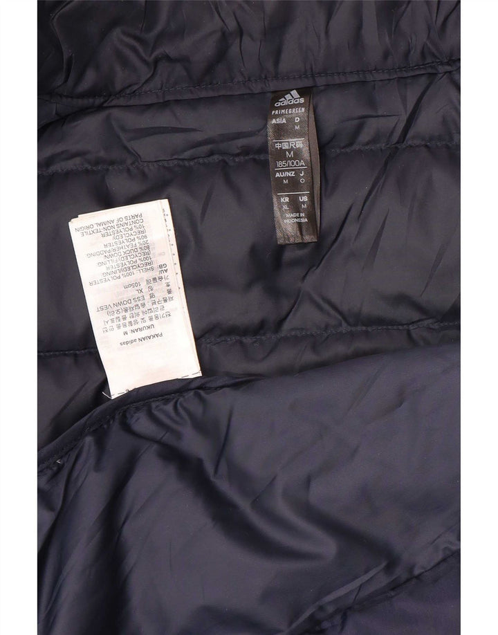 Gilet căptușit pentru bărbați Adidas UK 38 Medium Bleumarin Poliester