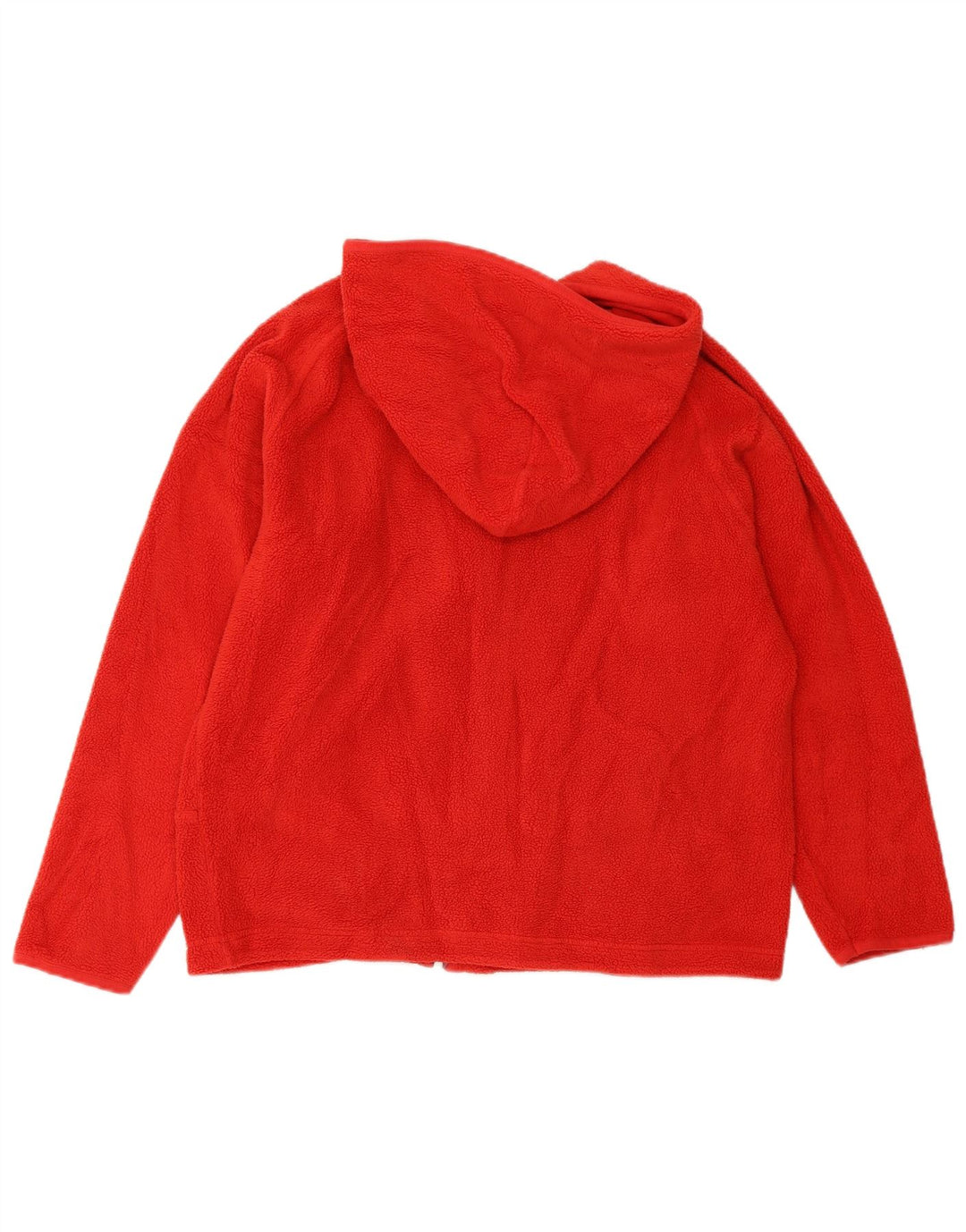 Jachetă fleece cu glugă Champion pentru femei UK 14 Poliester roșu mediu