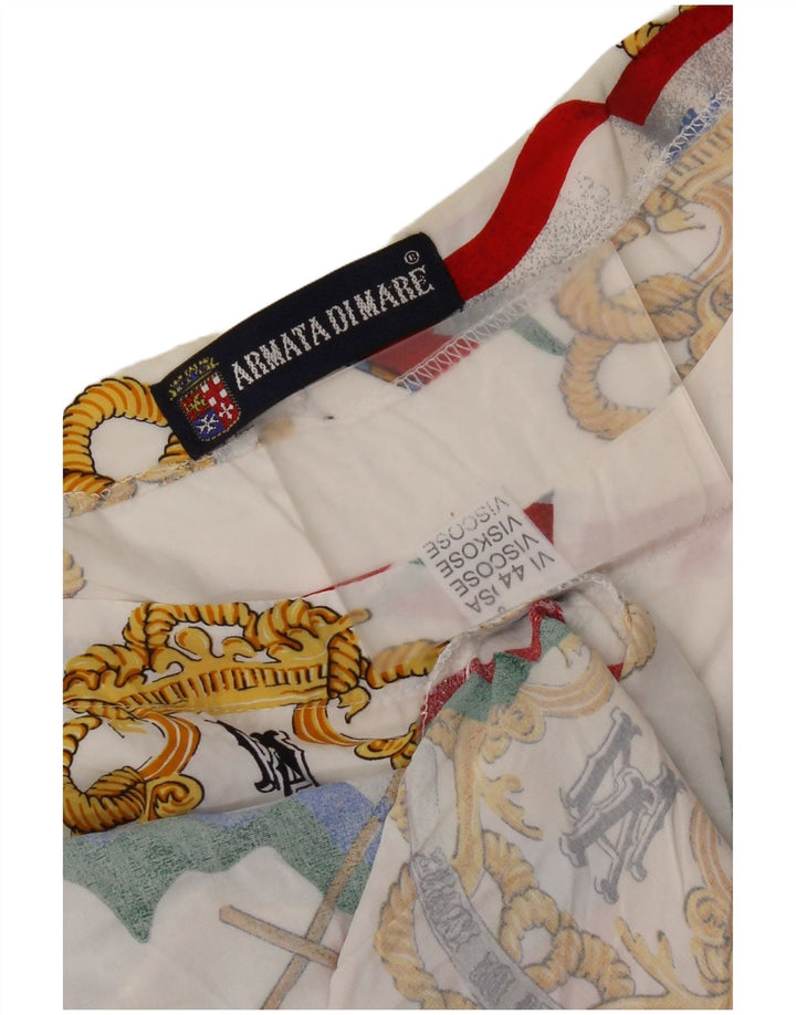 Bluză Damă Armata Di Mare Cu Model Abstrac Top IT 44 Alb Mediu