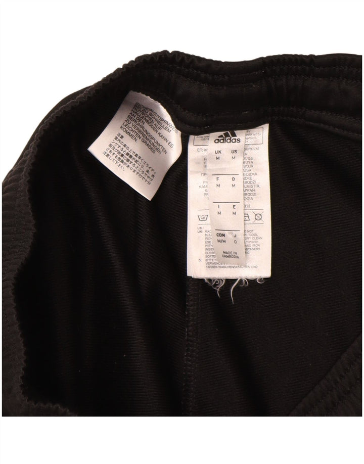 Pantaloni de trening Adidas pentru bărbați, poliester mediu negru