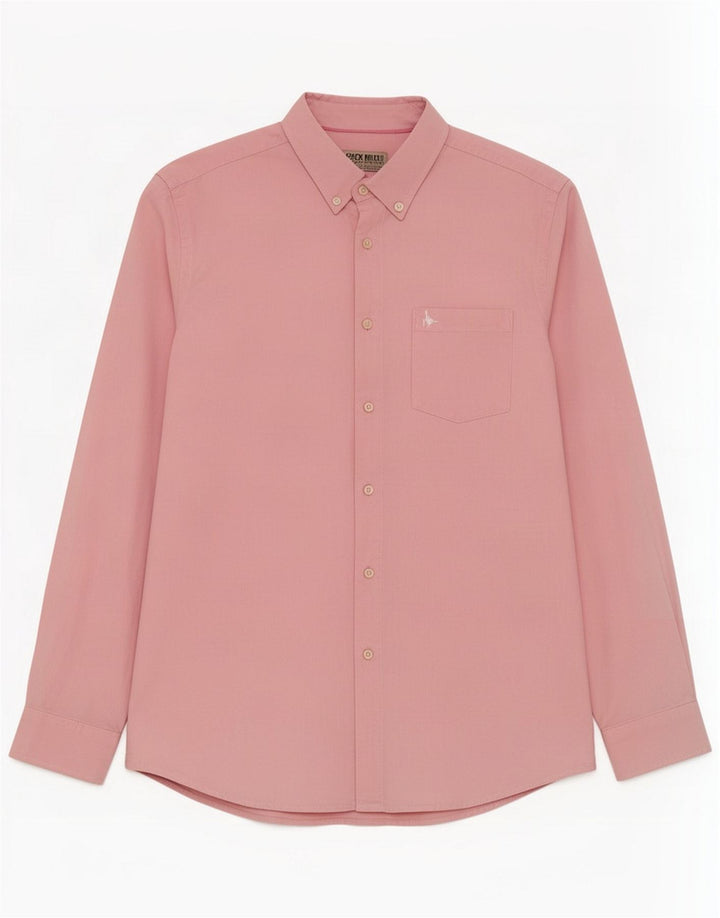 Jack Wills Cămașă pentru bărbați, bumbac roz mediu
