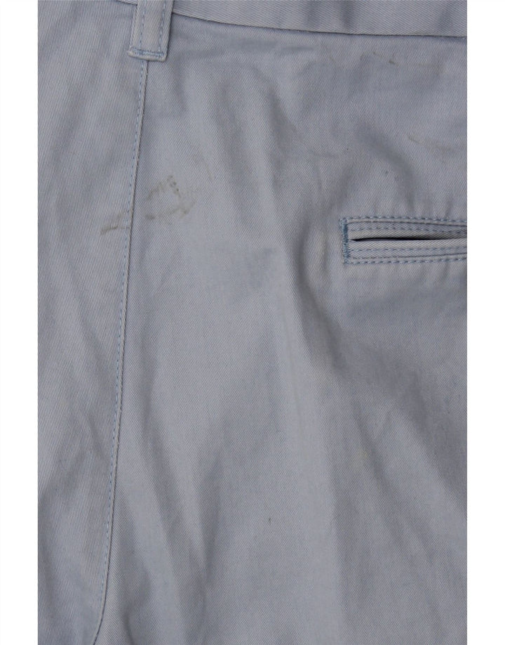 MARKS & SPENCER Pantaloni scurți chino pentru bărbați Blue Harbour W36, bumbac albastru mare