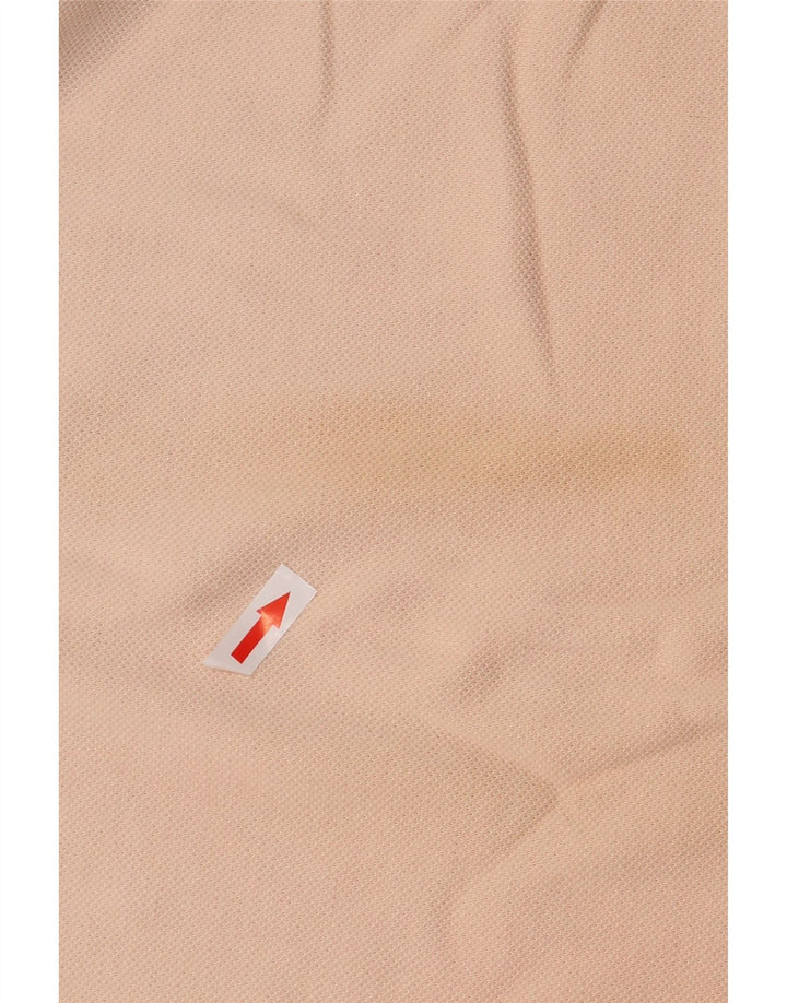 Tricou polo Lacoste pentru bărbați, bumbac portocaliu mare
