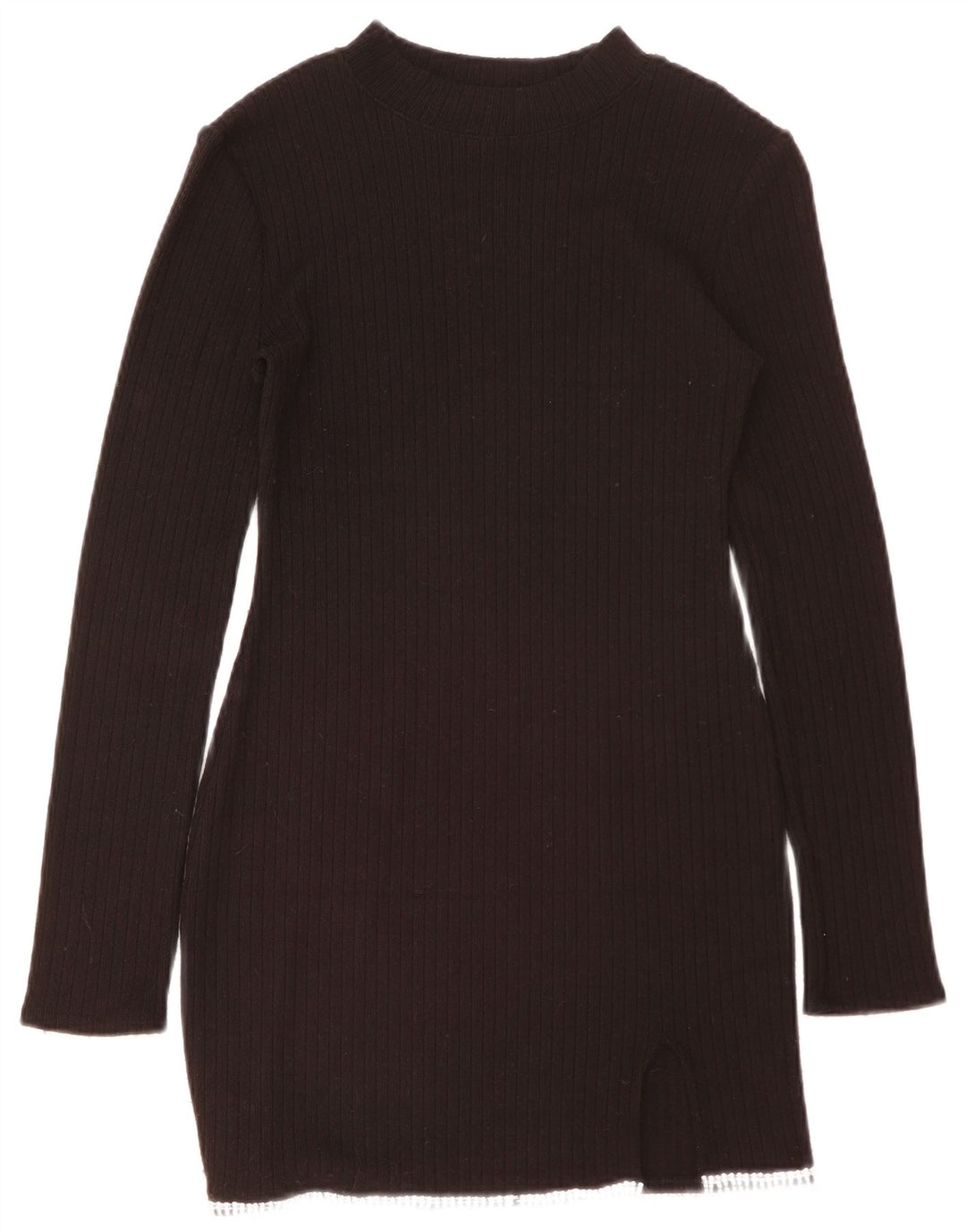 Rochie cu mânecă lungă pentru femei Zara UK 12 Poliester mediu negru