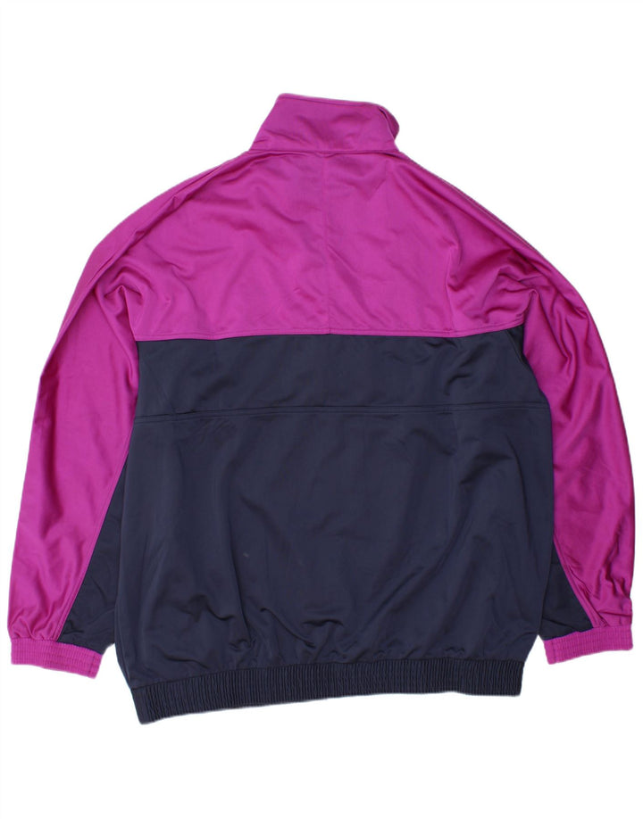 Jachetă de trening BRUGI pentru bărbați, XL, albastru bleumarin, poliester color bloc