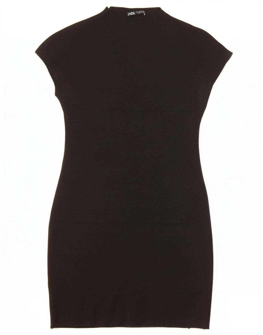 Rochie bodycon pentru femei Zara UK 12 Medium Black Viscose