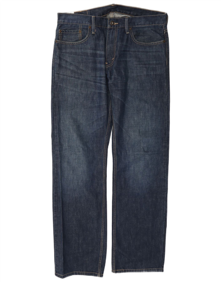 Blugi drepti pentru bărbați Levi's 514 W34 L32 Bumbac bleumarin