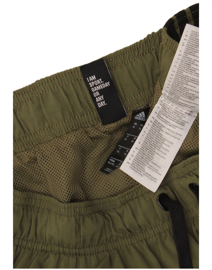 Pantaloni de trening pentru bărbați Adidas Pantaloni de jogging XL Kaki Poliester