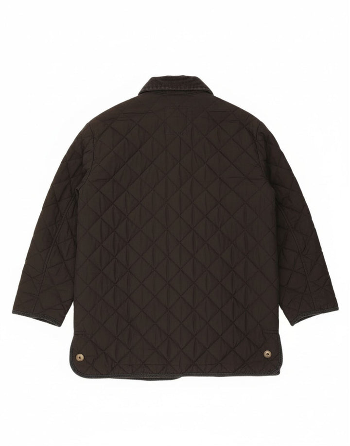 Jachetă matlasată vintage pentru femei IT 48 XL bumbac negru