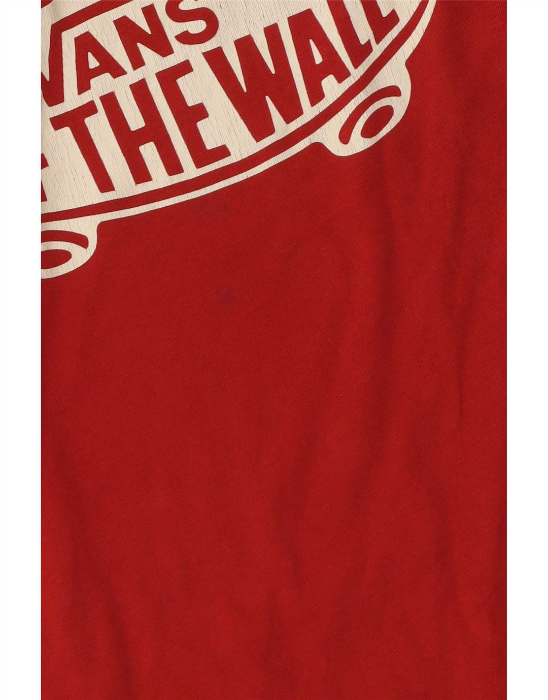 Tricou grafic personalizat Vans pentru bărbați Top mic bumbac roșu