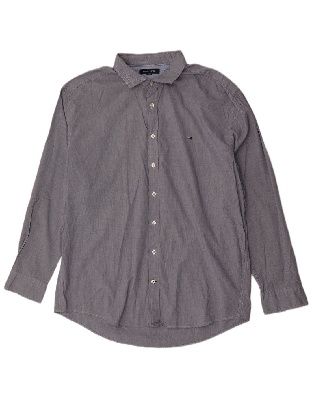 Cămașă pentru bărbați Tommy Hilfiger 2XL, picior de găin albastru