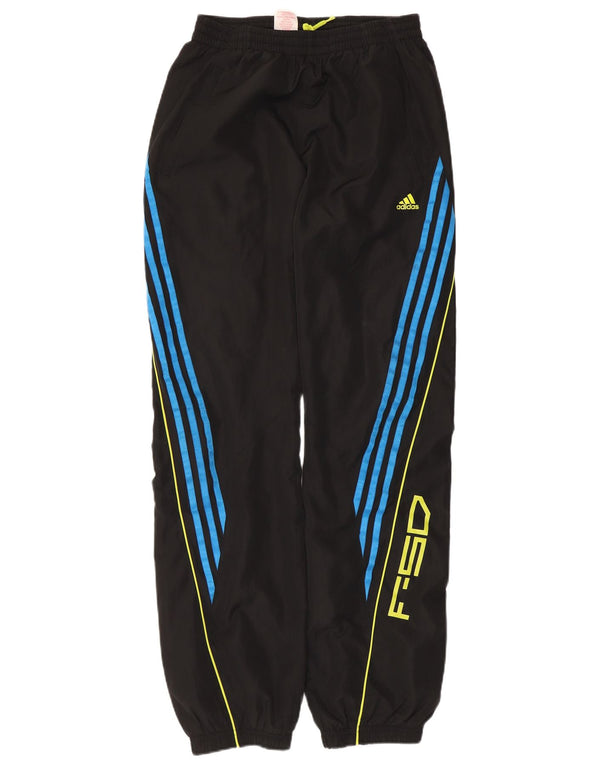 Pantaloni de trening cu grafic pentru băieți Adidas Pantaloni de jogging 15-16 ani Poliester negru