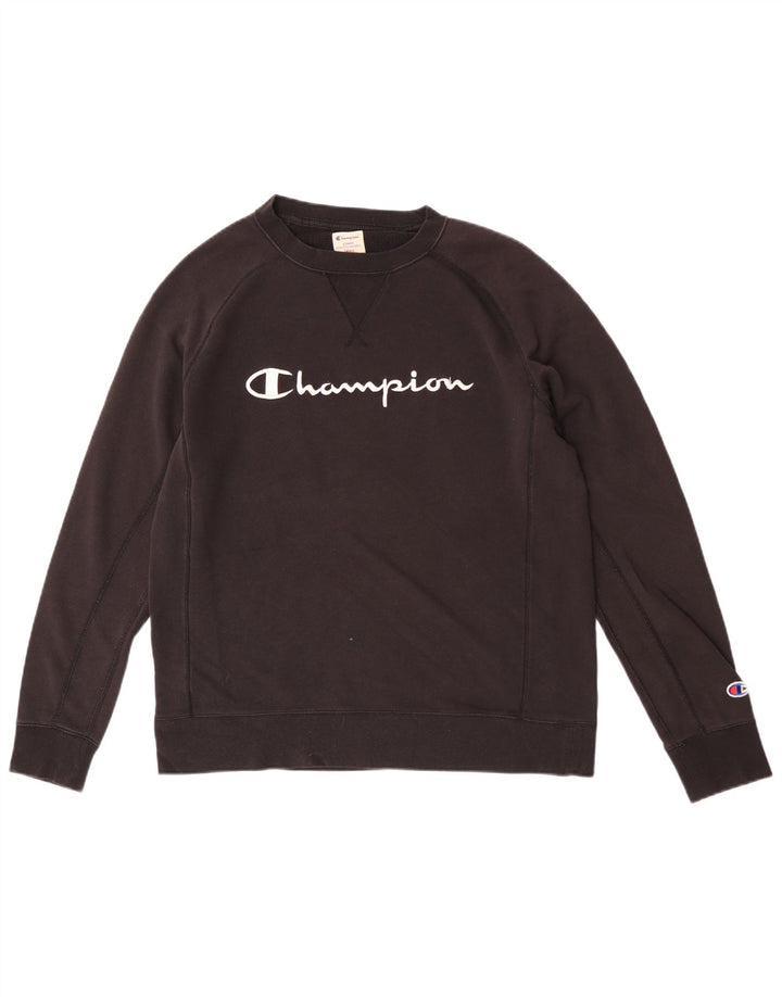 Pulover grafic pentru bărbați Champion Pulover mic negru