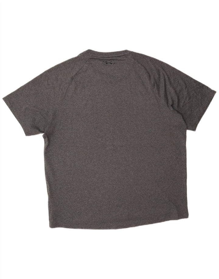 Tricou Under Armour pentru bărbați Top mare poliester gri