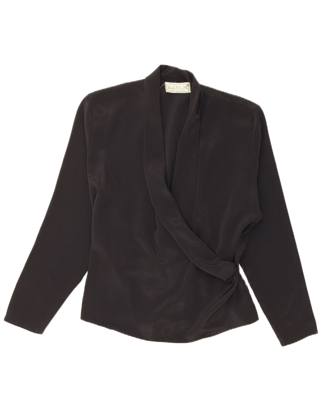 Bluză cu mânecă lungă pentru femei LOLA UK 12 Medium Black