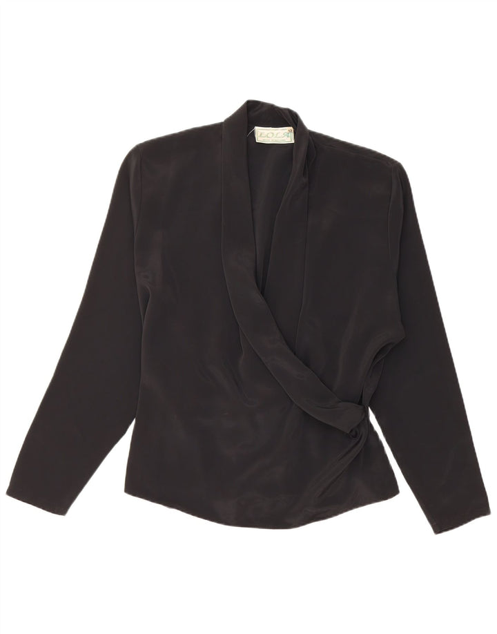 Bluză cu mânecă lungă pentru femei LOLA UK 12 Medium Black