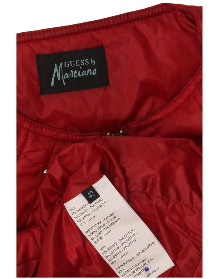 Jachetă matlasată pentru femei Guess By Marciano IT 42 Poliamidă cu pete roșii medii