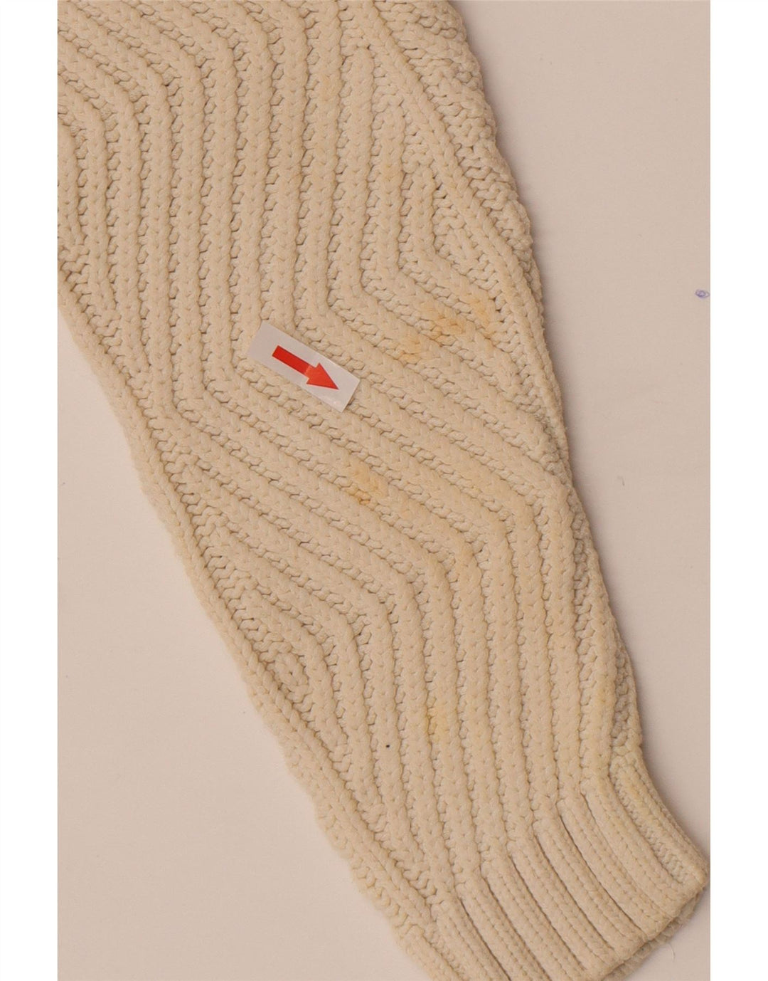 Pulover cu decolteu în V pentru femei Marks & Spencer UK 10 Small Off White