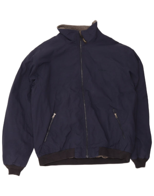 Bomber pentru bărbați L.L.Bean UK 40 Poliester mare, albastru bleumarin