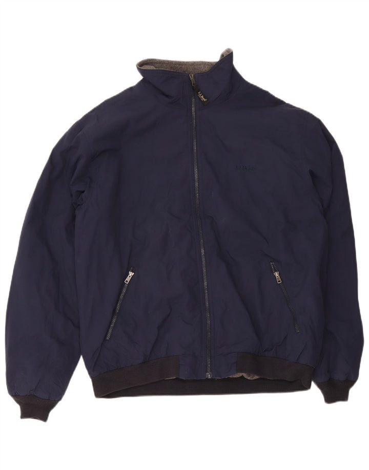 Bomber pentru bărbați L.L.Bean UK 40 Poliester mare, albastru bleumarin