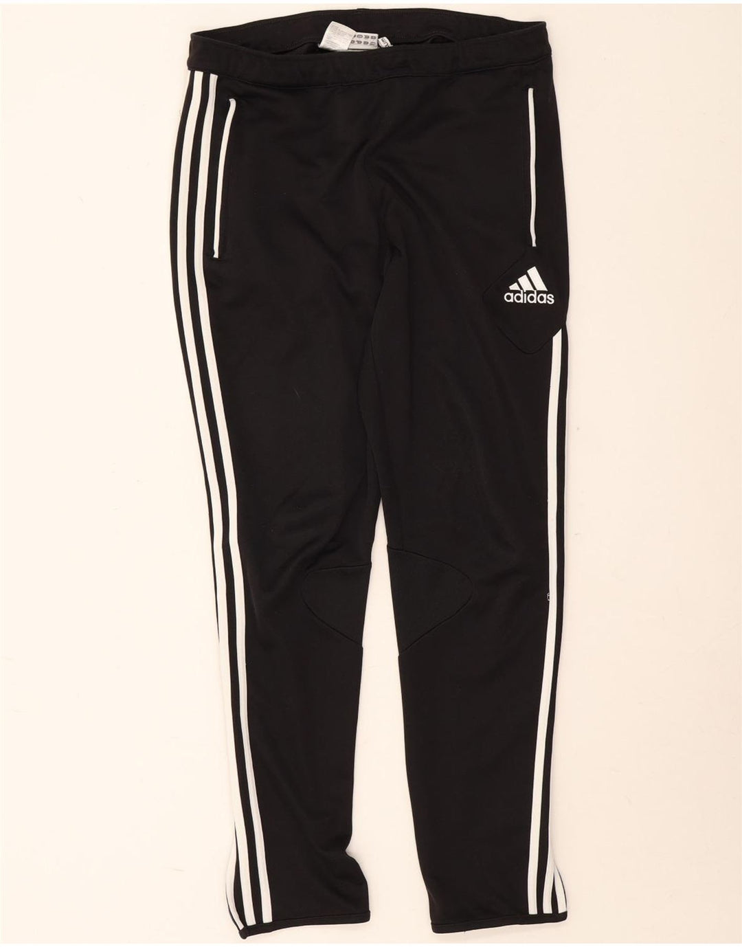 Pantaloni de trening pentru bărbați Adidas Pantaloni de jogging, mari, negru, poliester