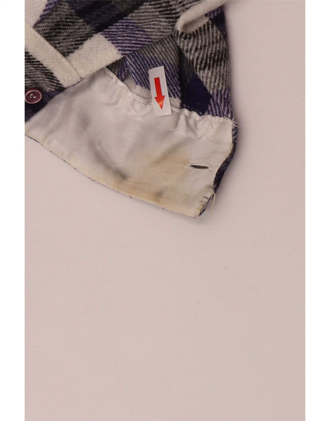 Cămașă de flanel supradimensionată pentru bărbați vintage, poliester în carouri multicolore