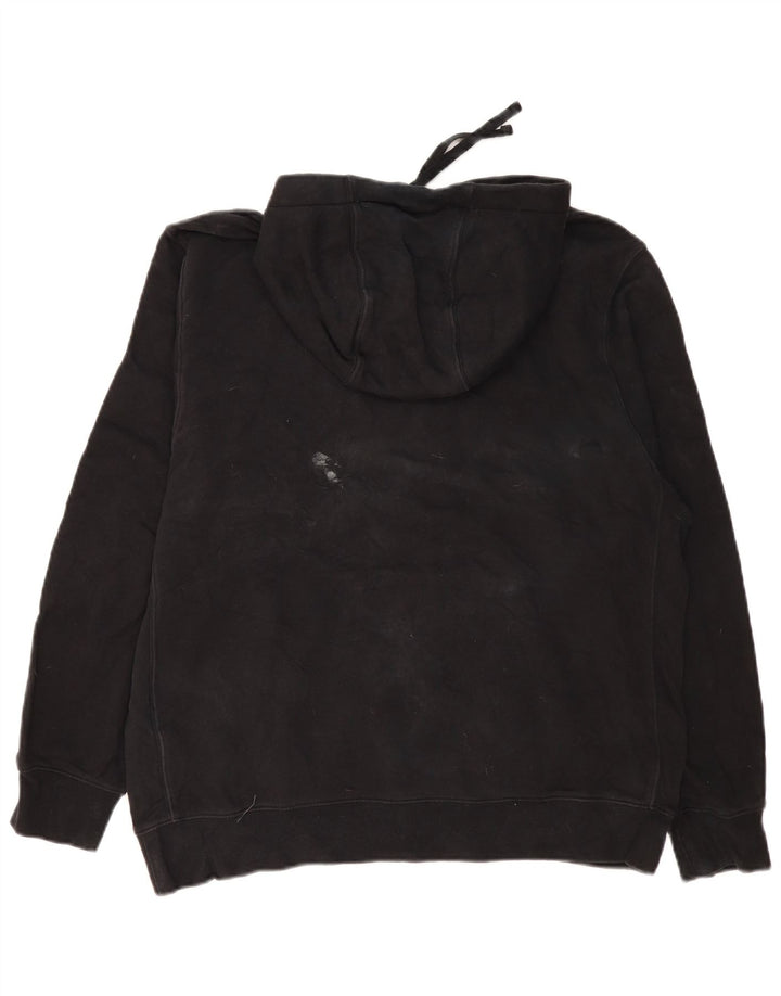 Pulover Nike pentru bărbați, bumbac mare, negru