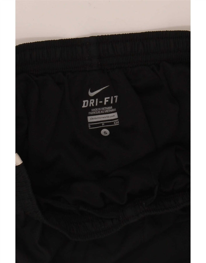 Pantaloni scurți sport Nike Dri Fit pentru femei UK 10, poliester negru mic
