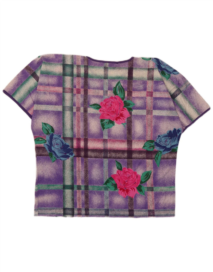 Marina Rinaldi Tricou cu grafic pentru femei Mărimea top 25 mare multicolor
