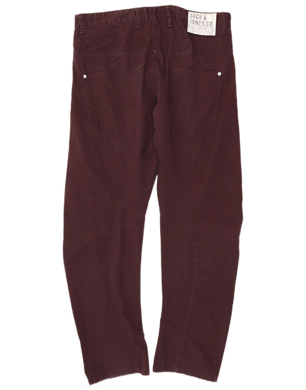 Jeans drept bărbați Jack & Jones Banana W36 L31 Burgundy