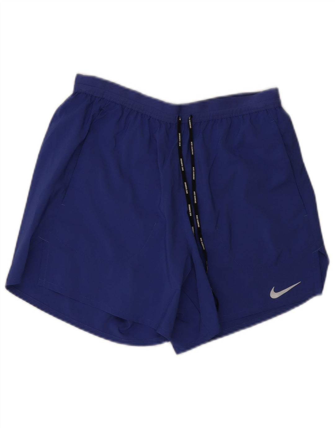 Pantaloni scurti sport NIKE Dri Fit pentru femei UK 12 Medium Blue Poliester