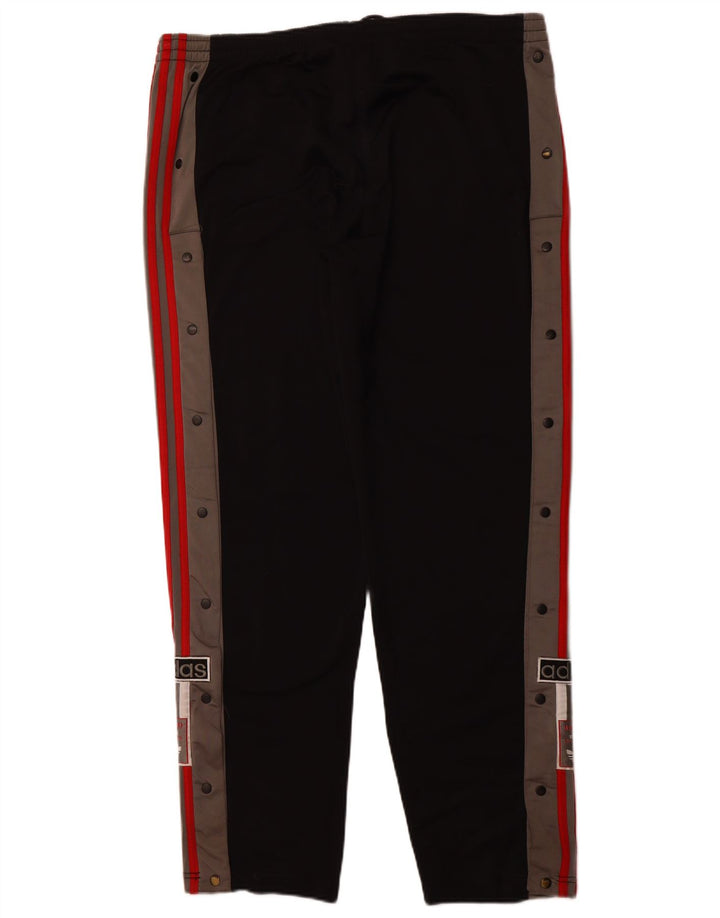 Pantaloni de trening grafic ADIDAS pentru femei, mari, negri, sport, blocuri de culoare