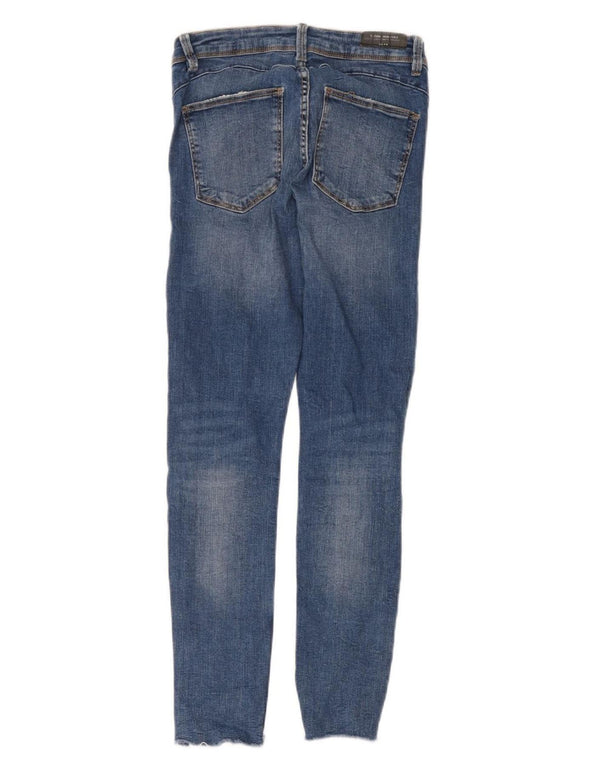 Blugi skinny dama Zara EU 38 Mici L28 L26 Bumbac albastru