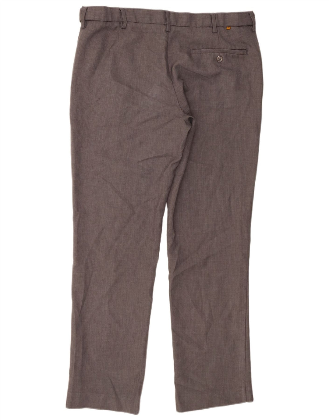 Farah Pantaloni Chino Drepți Clasici Bărbați L36 L31 Gri Poliester