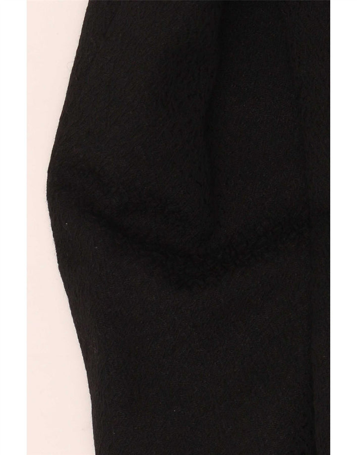 Palton vintage pentru femei la dublu piept UK 14 Medium Black