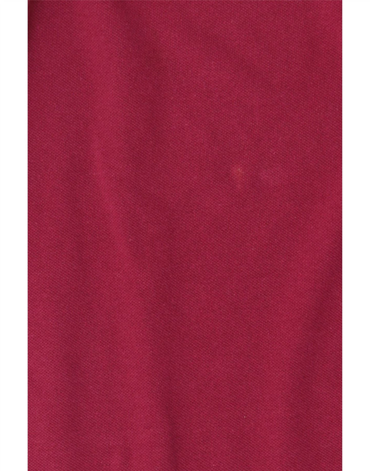 Cămașă polo pentru bărbați Kappa Bumbac Burgundy mic