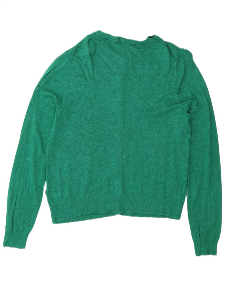 Pulover cardigan pentru femei Marks & Spencer UK 12 Medium Green Viscose