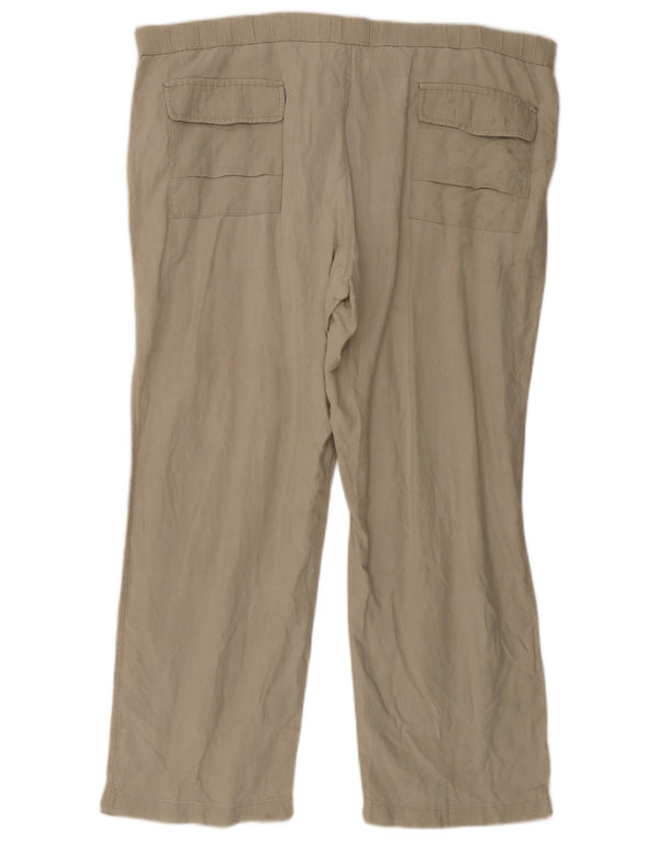 Pantaloni chino drepți pentru bărbați Marks & Spencer L44 L29 Bej in