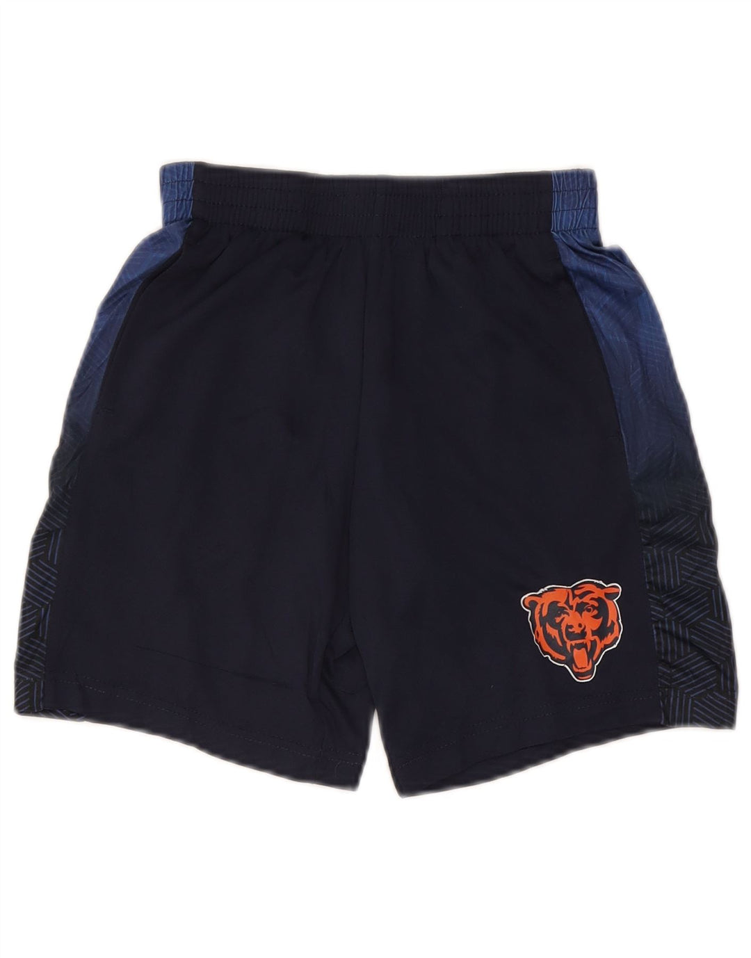 Pantaloni scurți sport NFL pentru băieți 7-8 ani, medii, bleumarin, poliester color bloc