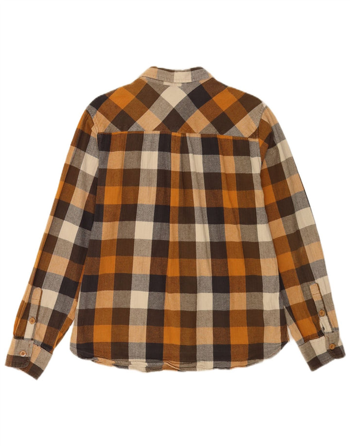 Cămașă de flanel pentru bărbați MOUNTAIN WAREHOUSE, bumbac cu carouri maro mari
