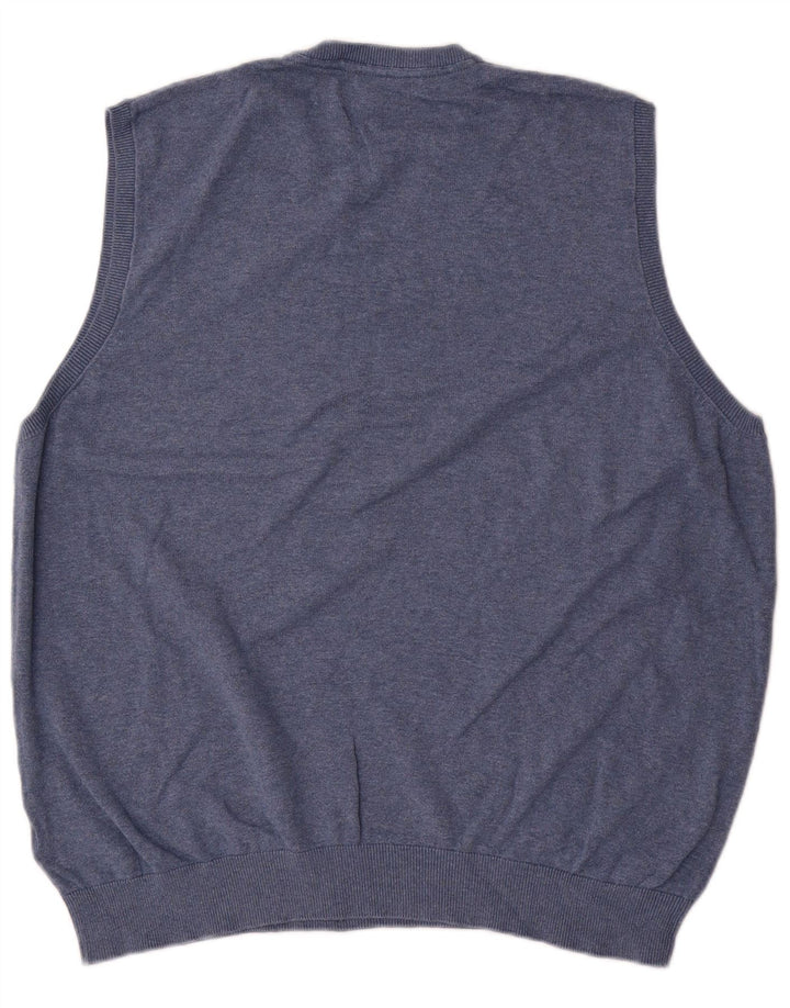 Vestă Marks & Spencer pentru bărbați, 2XL, bumbac, albastru