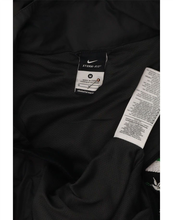Jachetă Windbreaker Nike Storm-Fit Graphic pentru bărbați UK 38 Poliester mediu negru
