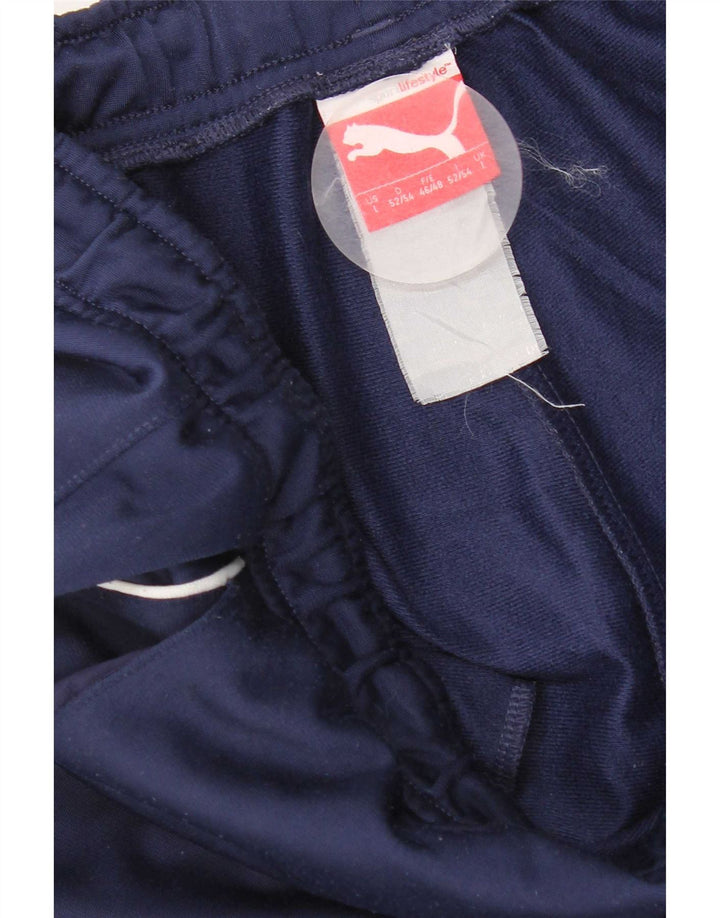 Pantaloni de trening pentru bărbați Puma Pantaloni de jogging mari bleumarin