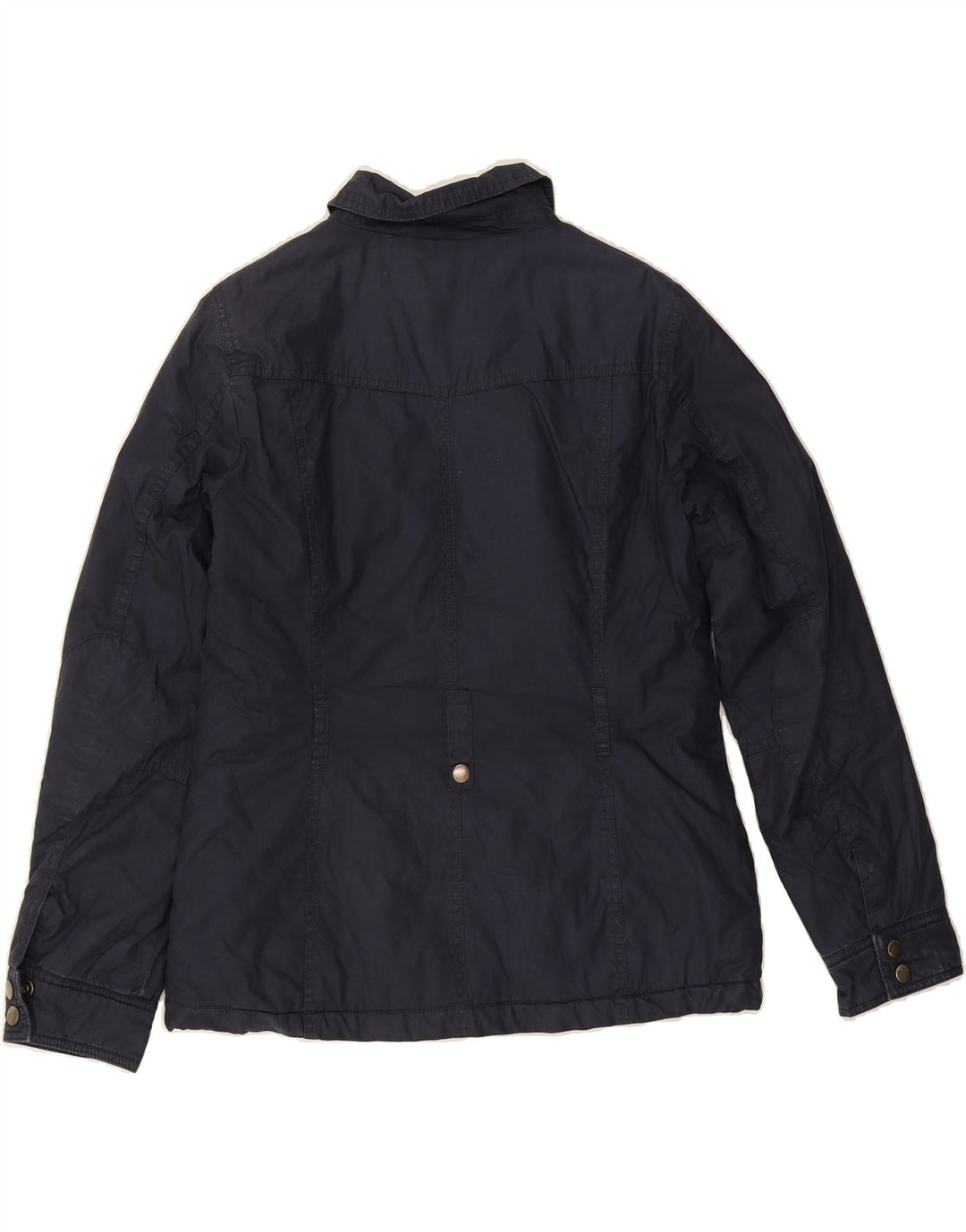 OASIS Womens Utility Jacket UK 12 Medium Navy Blue Cotton Vintage Oasis and Second-Hand Oasis from Messina Hembry 