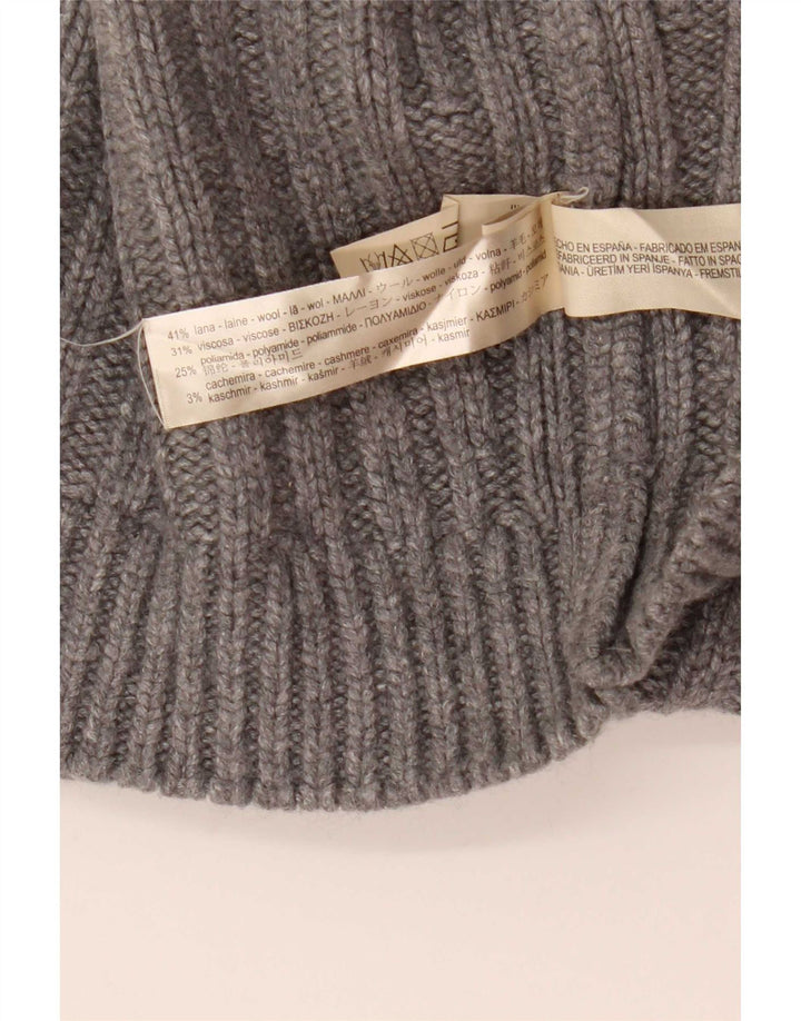 Pulover cu gât țestoasă pentru femei de Massimo Dutti UK 10 Mic Gri