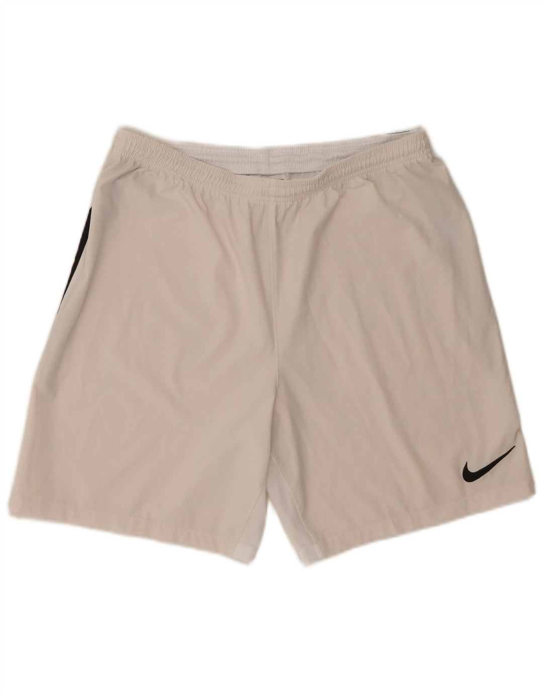 Pantaloni scurți sport Nike Dri Fit pentru bărbați, alb mediu, color block