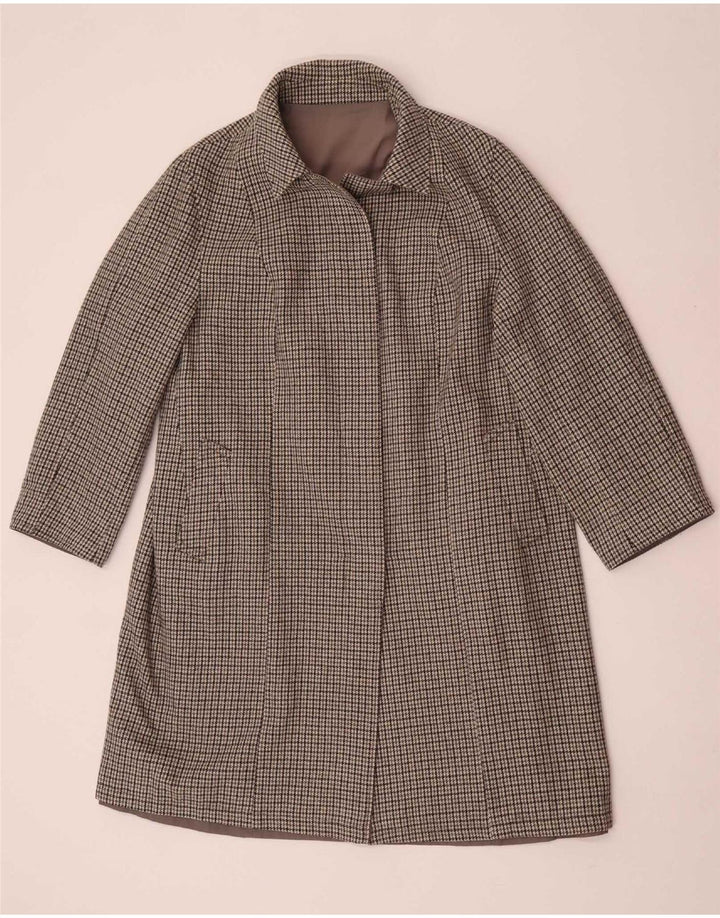 Vintage pardesiu reversibil pentru femei UK 16 Large Grey