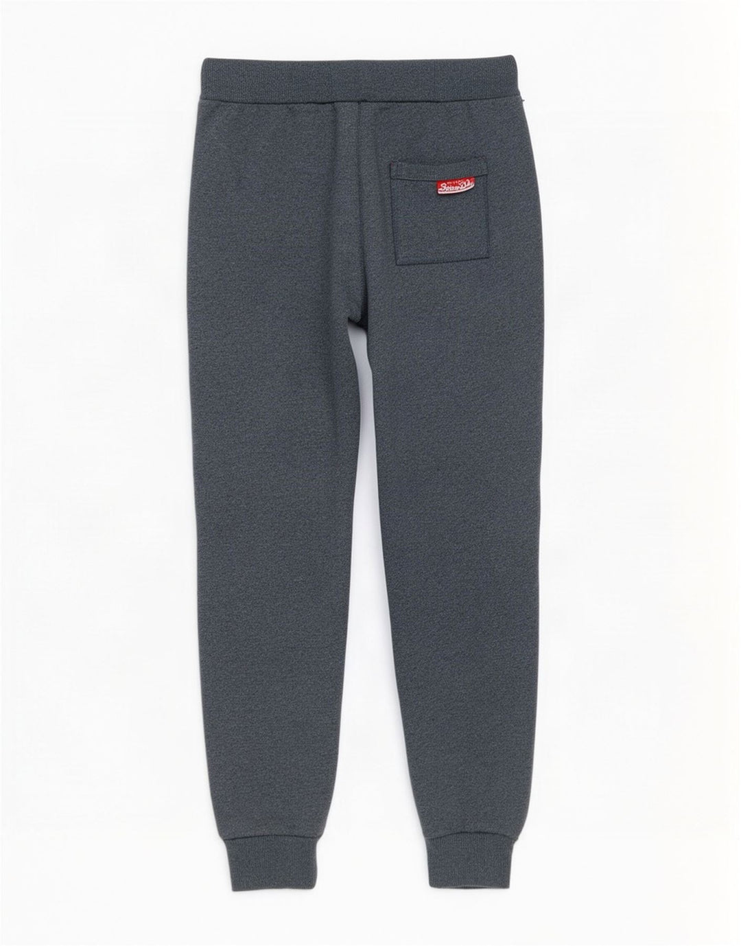 Pantaloni de trening grafic pentru bărbați Superdry Pantaloni de jogging, bumbac gri mediu