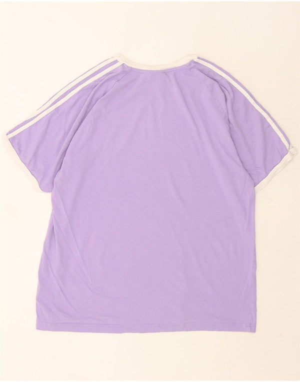 Tricou pentru bărbați Adidas Top XL Bumbac violet